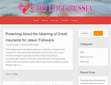 Tablet Screenshot of godlovesrussia.com